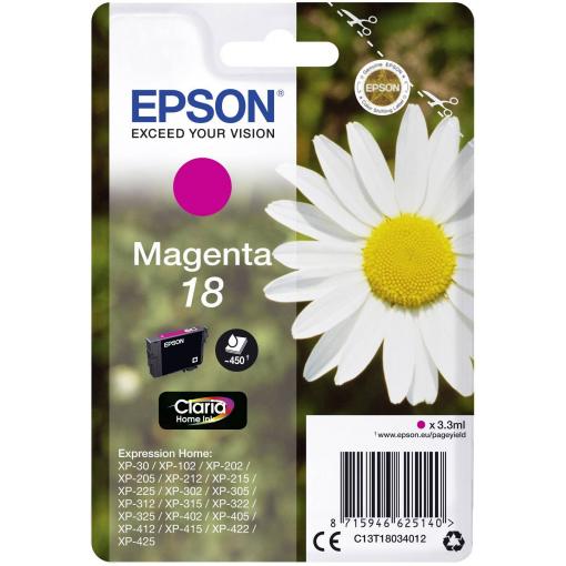 Epson Ink 18 originál purppurová C13T18034012