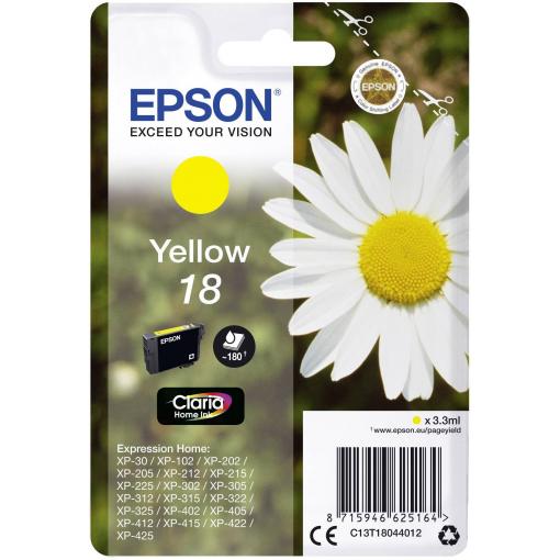 Epson Ink 18 originál žlutá C 13 T 18044012