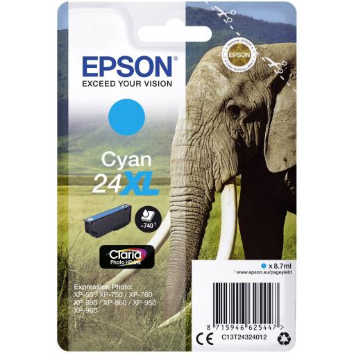 Epson Ink 24XL originál azurová C 13 T 24324012