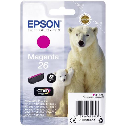 Epson Ink 26 originál purppurová C 13 T 26134012
