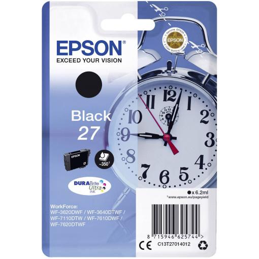 Epson Ink 27 originál černá C 13 T 27014012