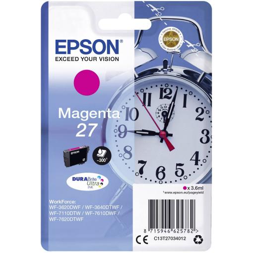 Epson Ink 27 originál purppurová C 13 T 27034012