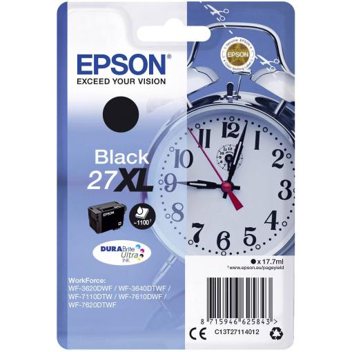 Epson Ink 27XL originál černá C 13 T 27114012