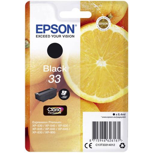 Epson Ink 33 originál černá C 13 T 33314012