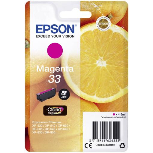 Epson Ink 33 originál purppurová C13T33434012