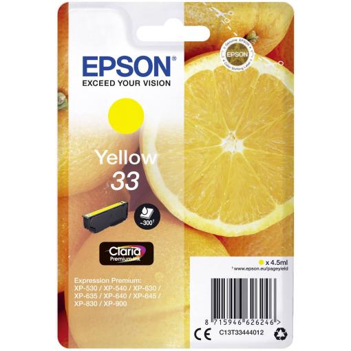 Epson Ink 33 originál žlutá C 13 T 33444012