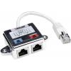 Intellinet RJ45 síťový adaptér CAT 5 [1x RJ45 zástrčka - 2x RJ45 zásuvka] 0 mm stříbrná, bílá