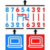 Intellinet RJ45 síťový adaptér CAT 5 [1x RJ45 zástrčka - 2x RJ45 zásuvka] 0 mm stříbrná, bílá