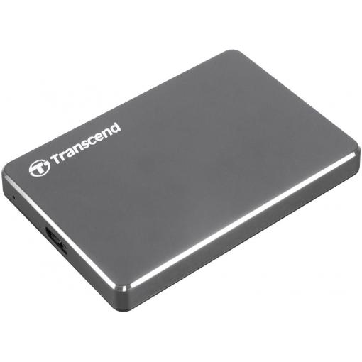 Transcend StoreJet® 25C3N 1 TB externí HDD 6,35 cm (2,5) USB 3.2 (Gen 1x1) šedá (metalíza) TS1TSJ25C3N