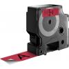 etikety DYMO D1 S0720970 Barva pásky: červená Barva písma:černá 24 mm 7 m