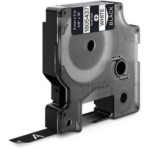 DYMO IND RHINO 1805437 vinyl Barva pásky: černá Barva písma:bílá 9 mm 5.5 m