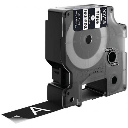DYMO IND RHINO 1805436 vinyl Barva pásky: černá Barva písma:bílá 19 mm 5.5 m