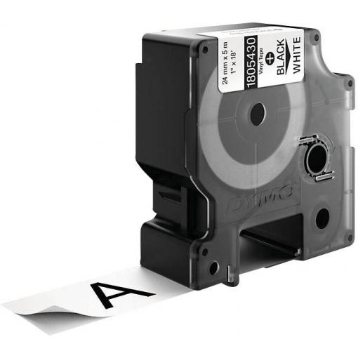 DYMO IND RHINO 1805430 vinyl Barva pásky: bílá Barva písma:černá 24 mm 5.5 m