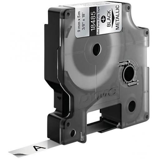etikety DYMO IND RHINO S0718170 polyester Barva pásky: metalická Barva písma:černá 9 mm 5.5 m