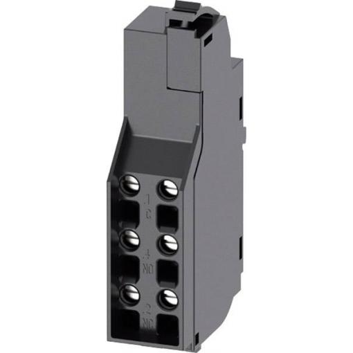 Siemens 3VA9988-0AA11 pomocný spínač 1 ks 2 přepínací kontakty Rozsah nastavení (proud): 10 A (max) Spínací napětí (max.): 600 V/AC (š x v x h) 14 x 56 x 30 mm