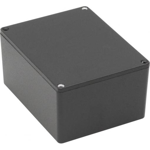 Hammond Electronics 1590PPBK univerzální pouzdro 121 x 95 x 61 hliník černá 1 ks