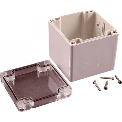 Hammond Electronics 1554EE2GYCL univerzální pouzdro 90 x 90 x 90 polykarbonát šedá, čirá 1 ks