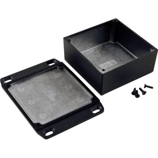Hammond Electronics 1590WYFLBK univerzální pouzdro 92 x 92 x 42 hliník černá 1 ks