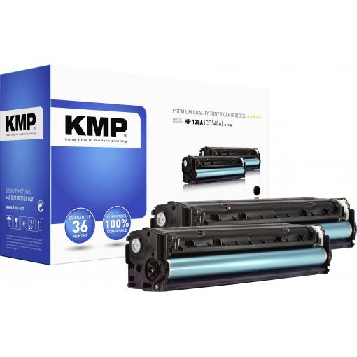 KMP Toner náhradní HP 125A, CB540A kompatibilní Dual černá 2200 Seiten H-T113D 1216,0021