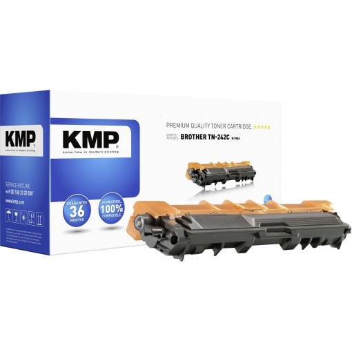 KMP náplň do tiskárny náhradní Brother TN-242C, TN242C kompatibilní azurová 1400 Seiten B-T58A