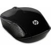 HP Wireless 200 optická myš, přenos bezdrátový, 3 tlačítko, 1000 dpi, černá
