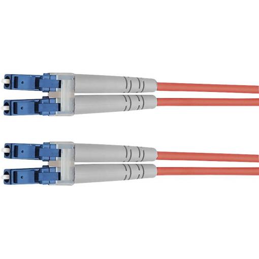 Telegärtner 100011410 optické vlákno optické vlákno kabel 5.00 m fialová [1x zástrčka LC - 1x zástrčka LC] 50/125 µ Multimode OM4