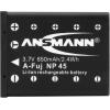 Ansmann A-Fuji NP 45 akumulátor do kamery Náhrada za orig. akumulátor NP-45 3.7 V 650 mAh