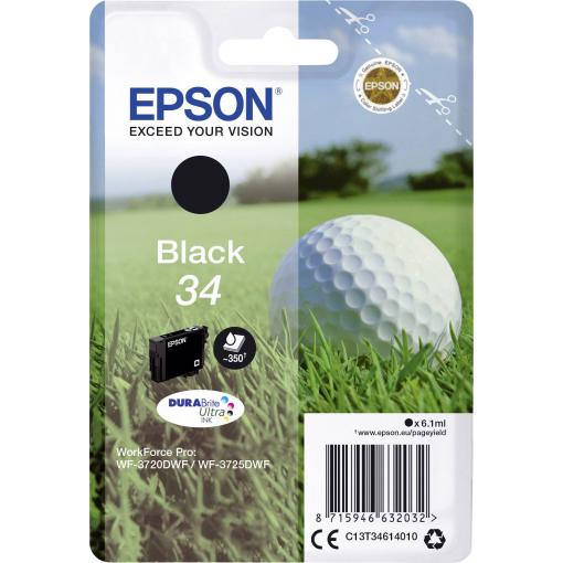 Epson Ink 34 originál černá C 13 T 34614010