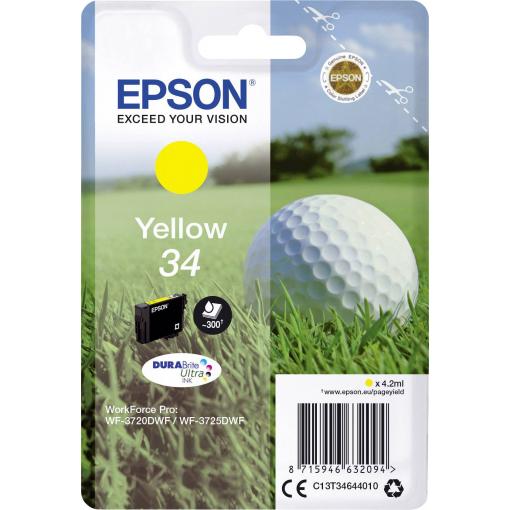 Epson Ink 34 originál žlutá C 13 T 34644010