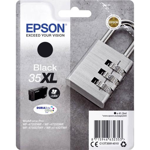 Epson Ink 35XL originál černá C 13 T 35914010