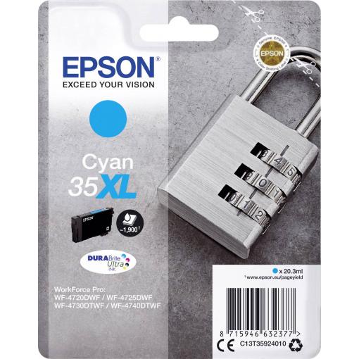 Epson Ink 35XL originál azurová C 13 T 35924010