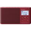 Stolní rádio Sony XDR-S41D, červená