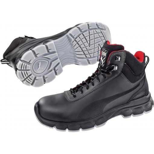 PUMA Pioneer Mid ESD SRC 630101-44 ESD bezpečnostní obuv S3, velikost (EU) 44, černá, 1 ks