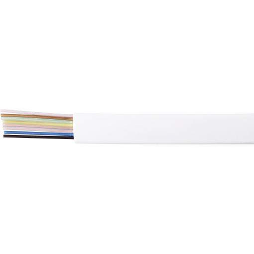 Kash 70I124 telefonní kabel LiYY 8 x 0.12 mm² bílá 10 m