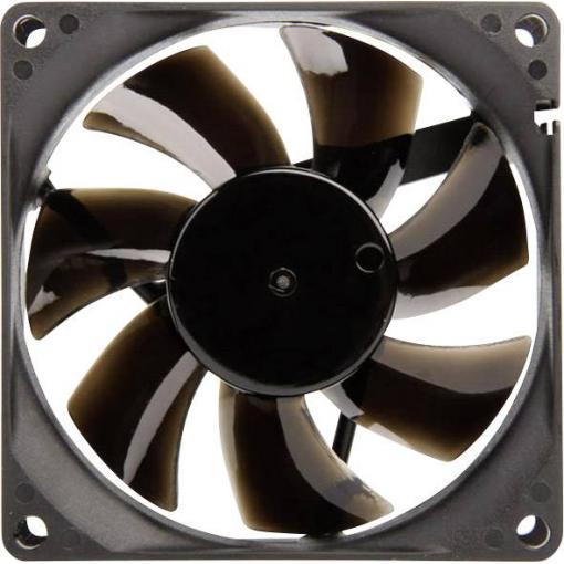 NoiseBlocker BlackSilent Pro P-P PC větrák s krytem černá (š x v x h) 80 x 80 x 25 mm