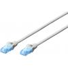 Digitus DK-1512-020 RJ45 síťové kabely, propojovací kabely CAT 5e U/UTP 2.00 m šedá 1 ks