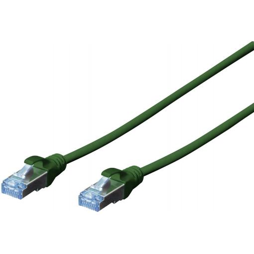 Digitus DK-1532-010/G RJ45 síťové kabely, propojovací kabely CAT 5e SF/UTP 1.00 m zelená kroucené páry 1 ks
