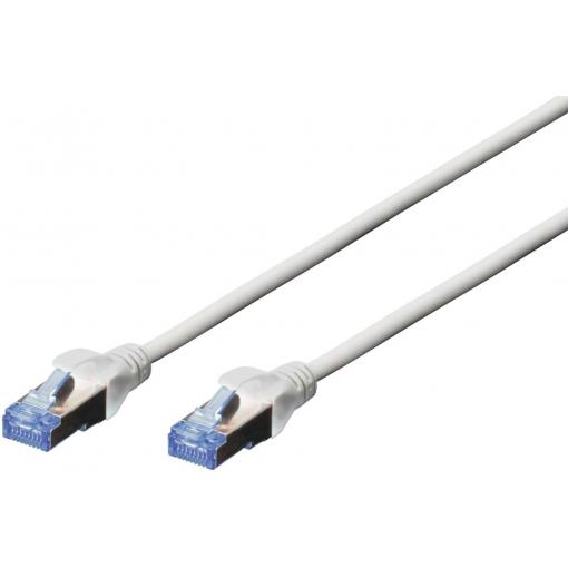 Digitus DK-1532-005 RJ45 síťové kabely, propojovací kabely CAT 5e SF/UTP 0.50 m šedá kroucené páry 1 ks