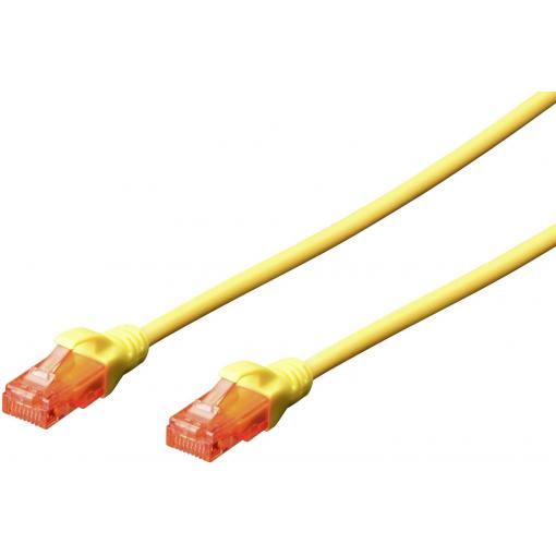 Digitus DK-1612-020/Y RJ45 síťové kabely, propojovací kabely CAT 6 U/UTP 2.00 m žlutá kroucené páry 1 ks