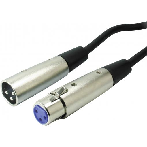 Kash KASH XLR propojovací kabel [1x XLR zásuvka - 1x XLR zástrčka] 2.00 m stříbrná