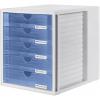 HAN Systembox 1450-64 box se zásuvkami šedá DIN A4 Počet zásuvek: 5