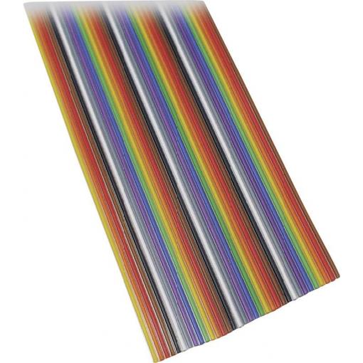 BKL Electronic 10120158/3 plochý kabel Rastr (rozteč): 1.27 mm 16 x 0.08 mm² barevná 3 m