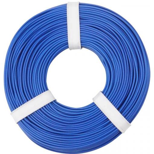 Donau Elektronik 125-052 lanko/ licna, 1 x 0.25 mm², modrá, 50 m