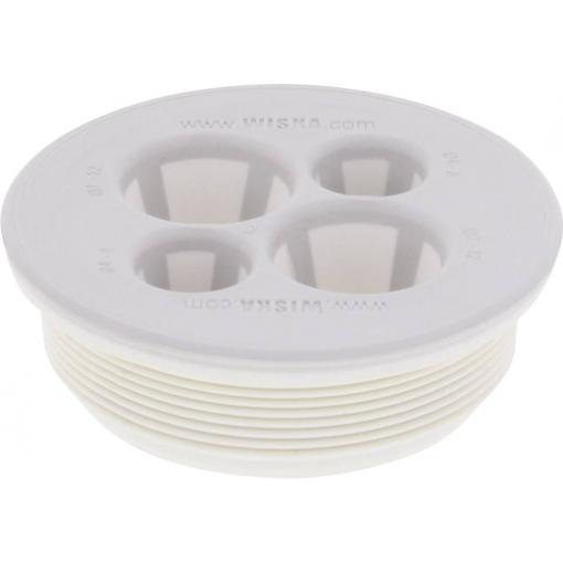 Wiska 12 mm, polypropylen, šedobílá (RAL 7035), 1 ks
