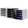 HAN SCHRANK-SET 1401-14 box se zásuvkami světle šedá DIN A4 Počet zásuvek: 5