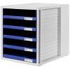 HAN SCHRANK-SET 1401-14 box se zásuvkami světle šedá DIN A4 Počet zásuvek: 5