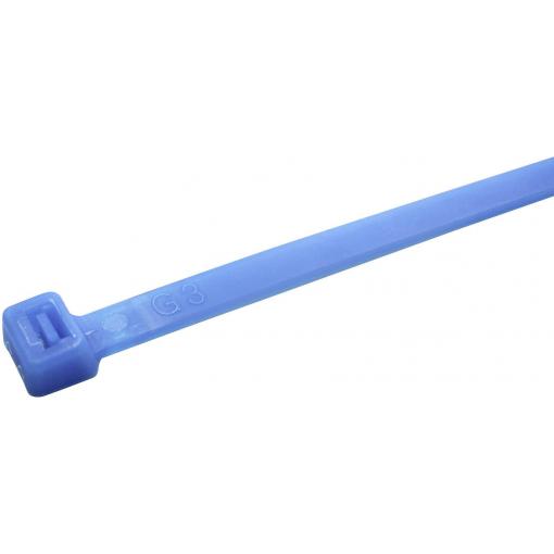 WKK 5802, stahovací pásky, 7.60 mm, 292 mm, modrá, žárově stabilizované , odolná vůči UV záření, chemická odolnost, odolné vůči radioaktivnímu záření, 1 ks