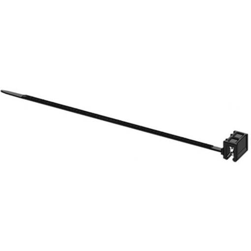 WKK ART005907, stahovací pásky, 3.60 mm, 160 mm, černá, svazkování kabelů bočně vůči montáži, žárově stabilizované , odolná vůči povětrnostním vlivům, 1 ks