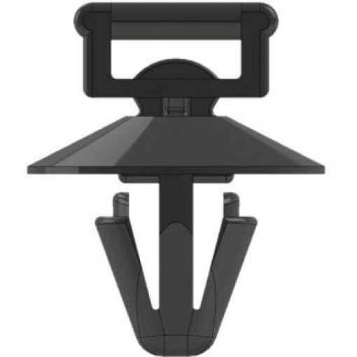 WKK 5744, stahovací pásky, 4.80 mm, 200 mm, černá, s rozpěrnou kotvou a talířem, žárově stabilizované , odolná vůči povětrnostním vlivům, 1 ks