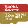 SanDisk Extreme® Action Cam paměťová karta microSDHC 32 GB Class 10, UHS-I, UHS-Class 3, v30 Video Speed Class vč. SD adaptéru, výkonnostní standard A1